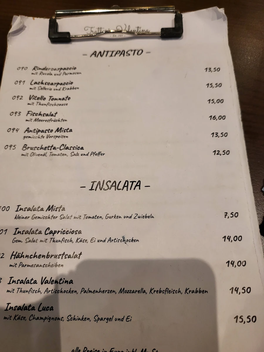 Speisekarte photo 2