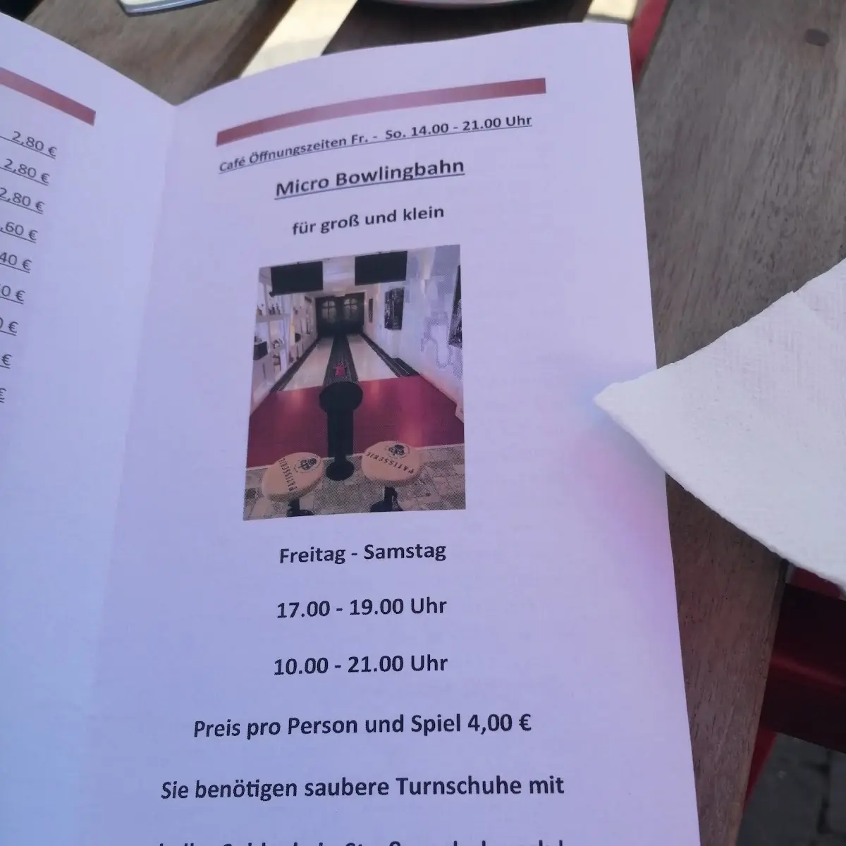 Speisekarte photo 1