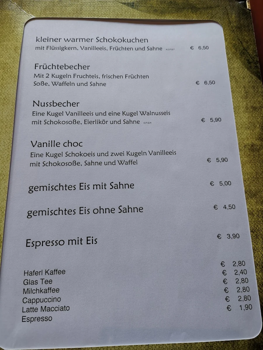Speisekarte photo 3