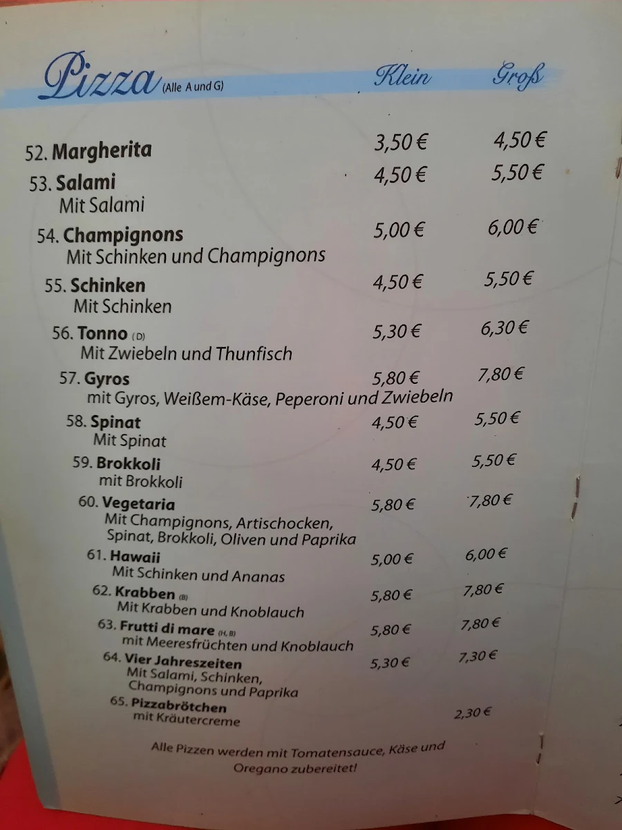 Speisekarte photo 2