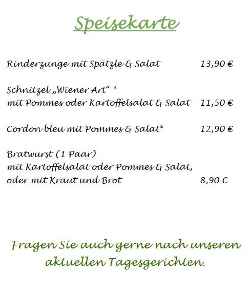 Speisekarte photo 3