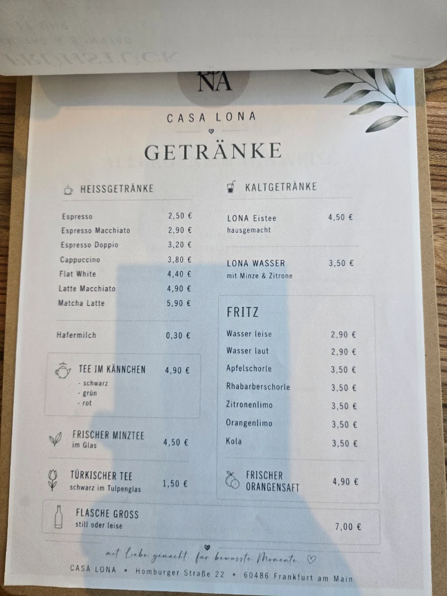 Speisekarte photo 3