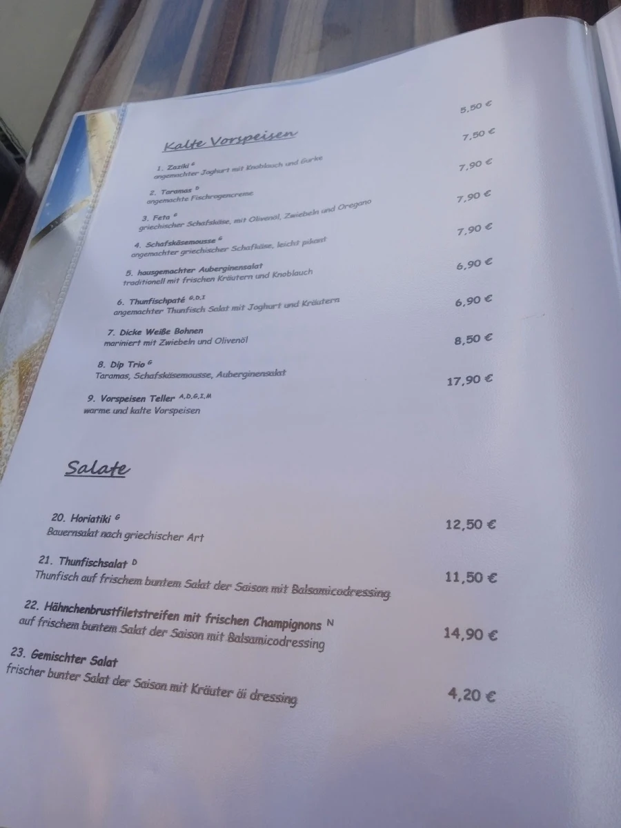 Speisekarte photo 1