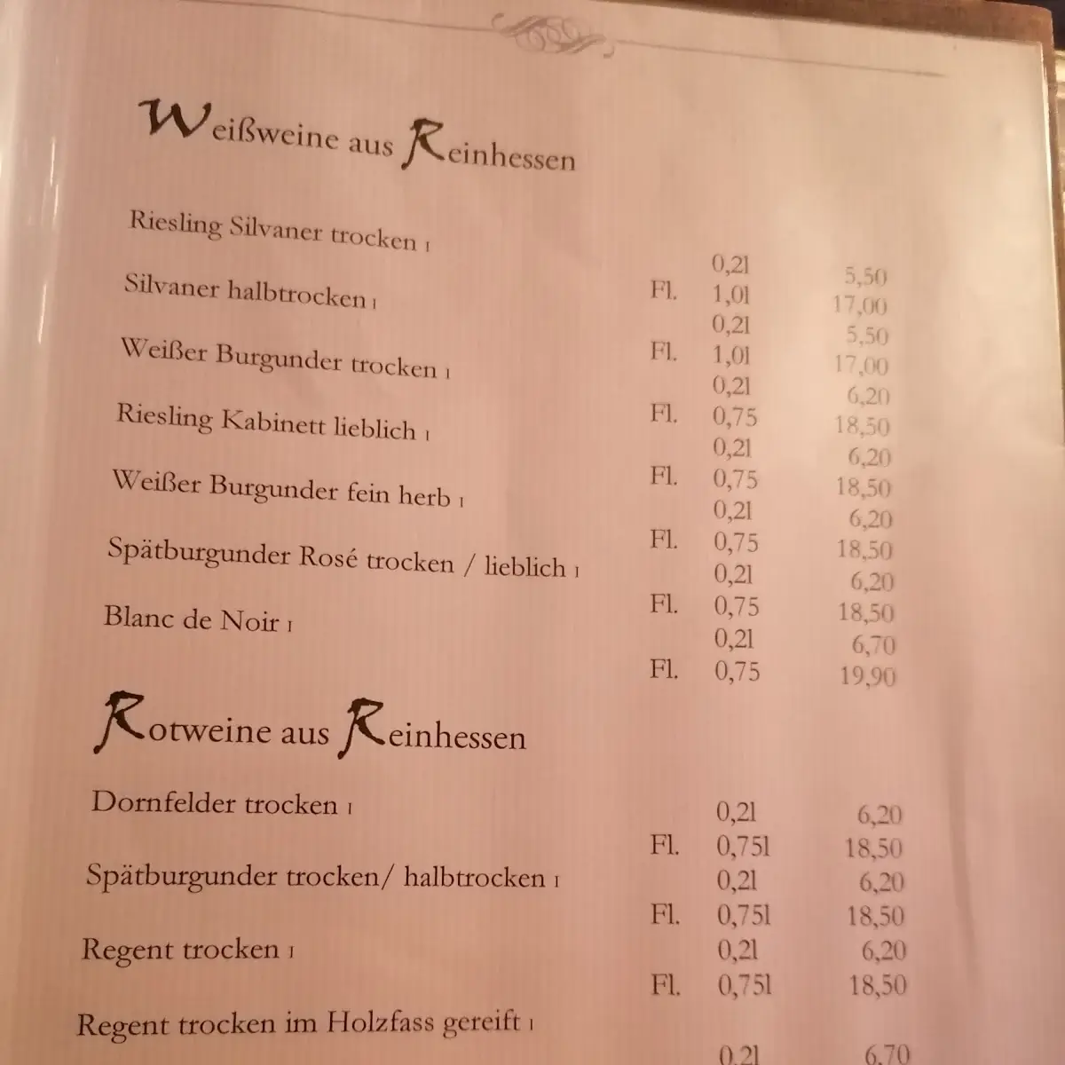 Speisekarte photo 5