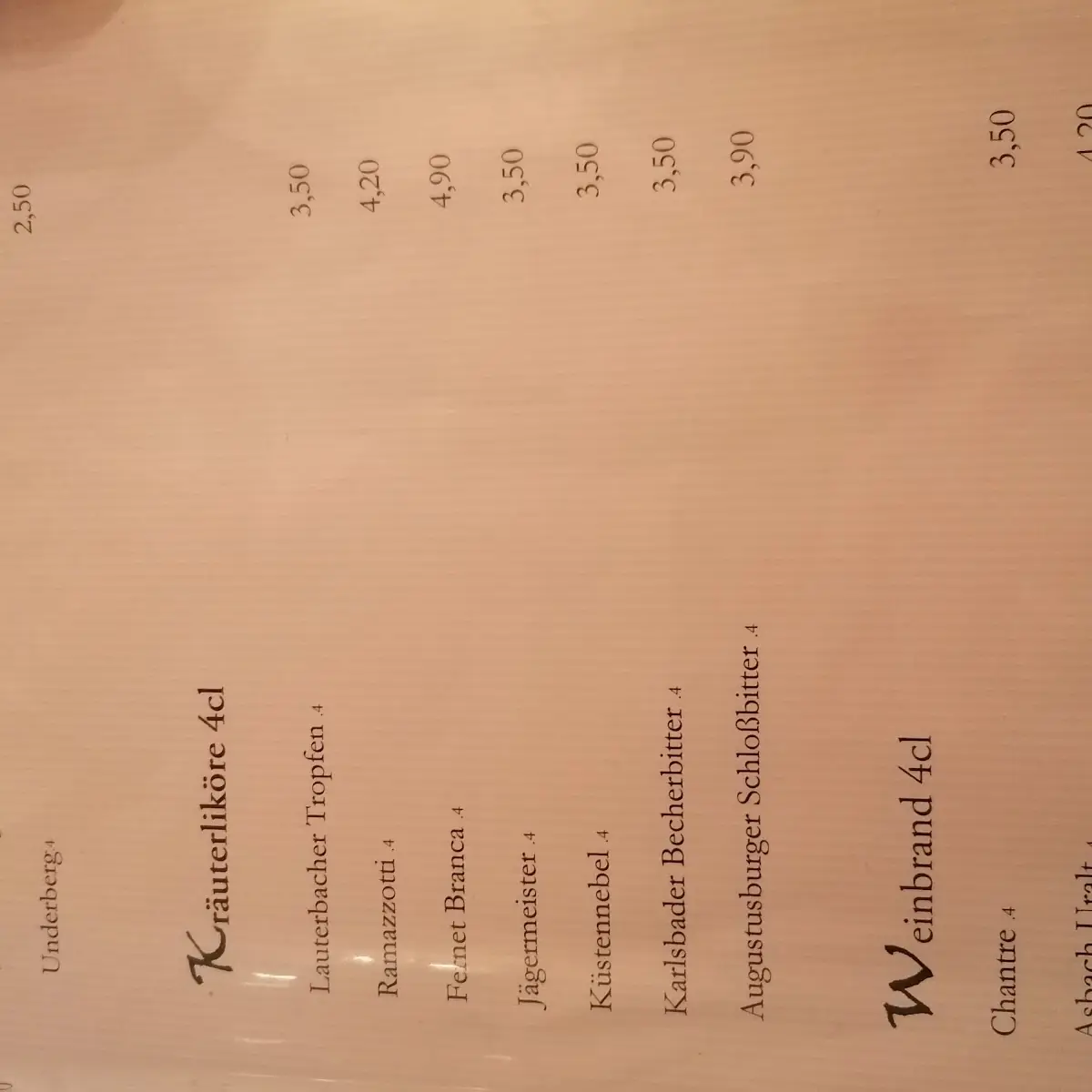 Speisekarte photo 9