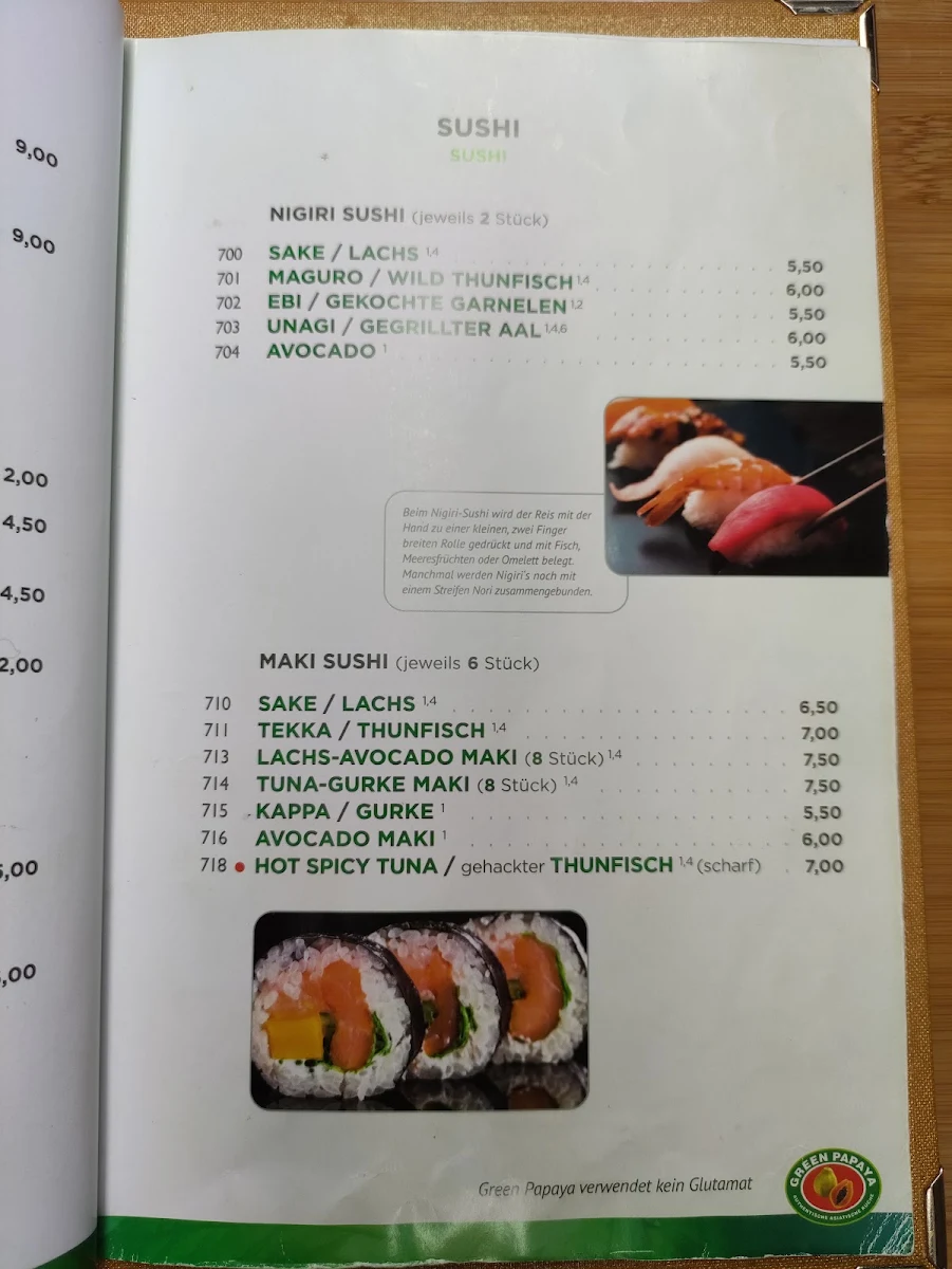 Speisekarte photo 5