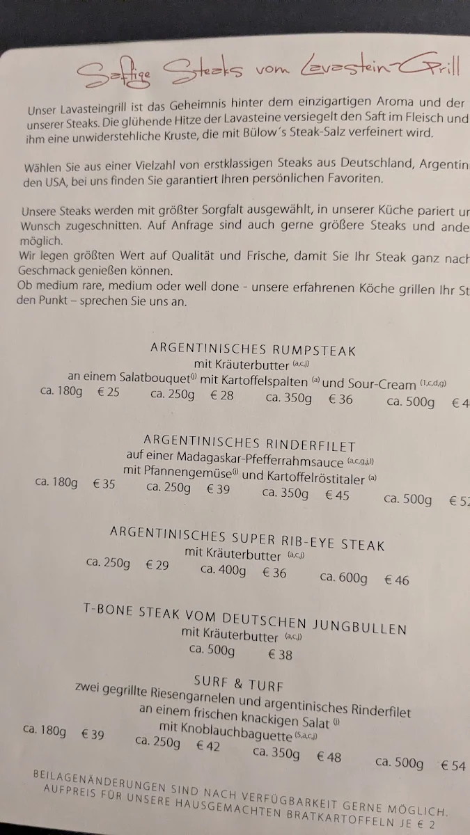 Speisekarte photo 1