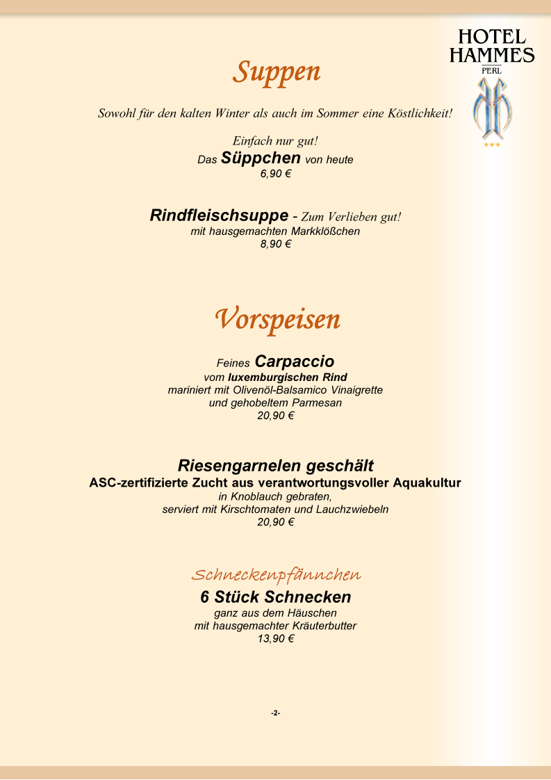 Speisekarte photo 4