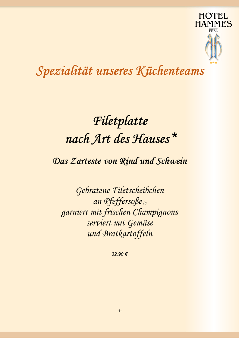 Speisekarte photo 6