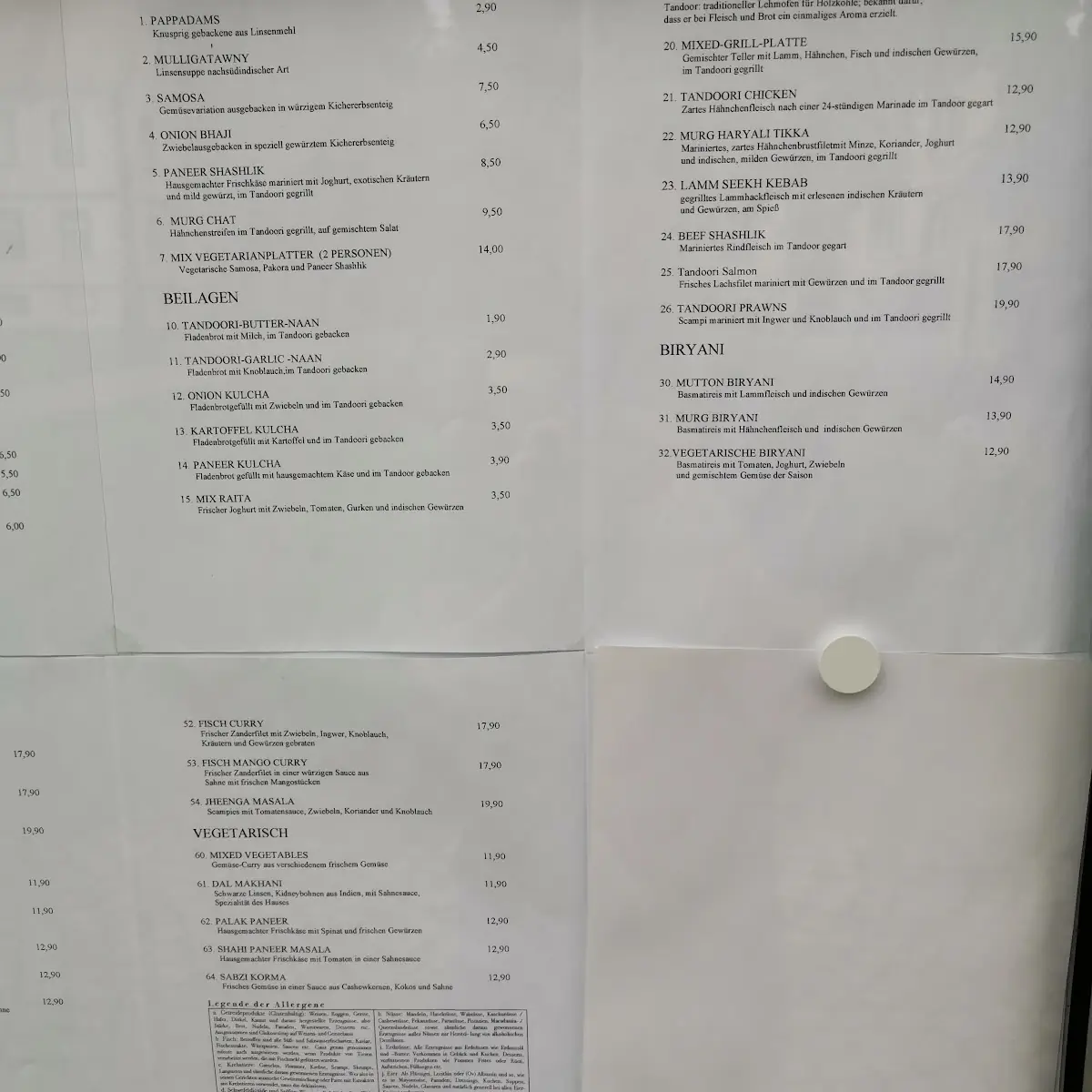Speisekarte photo 6