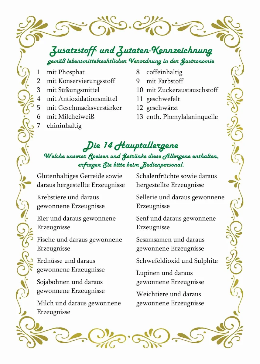 Speisekarte photo 5