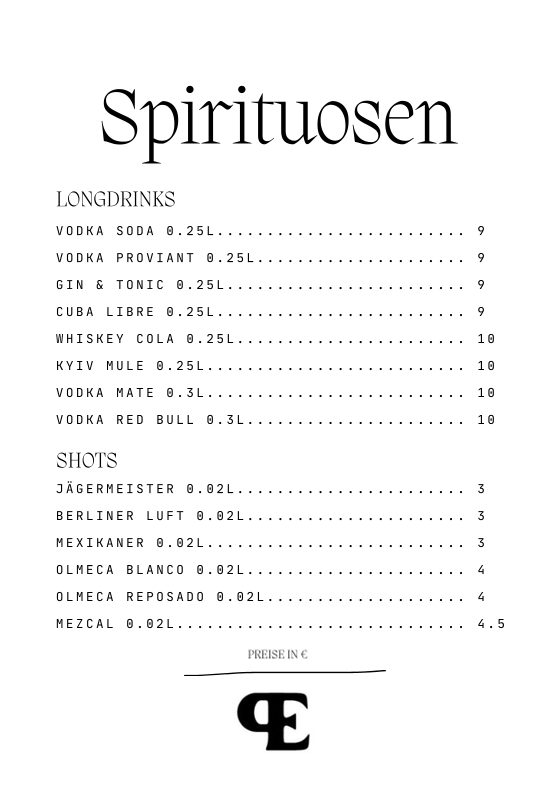 Speisekarte photo 1