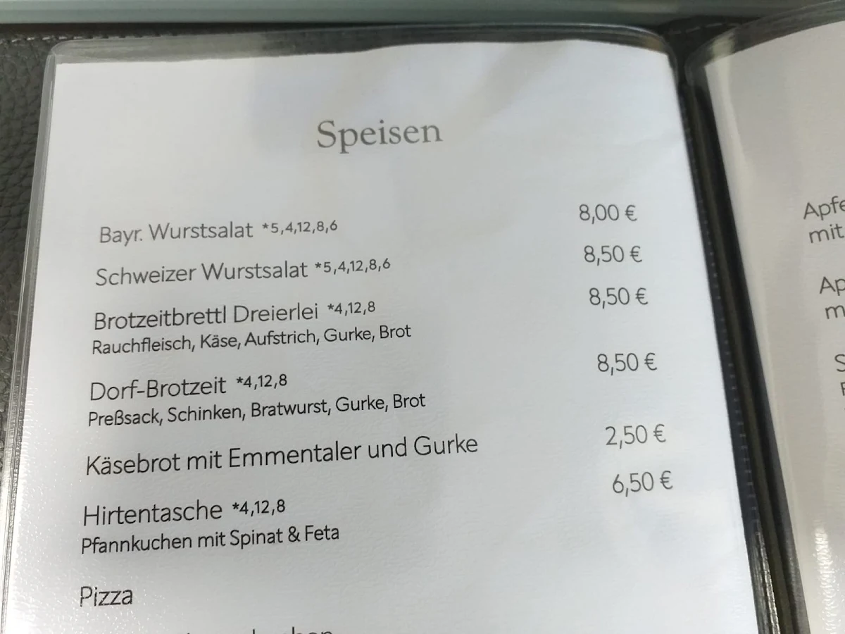 Speisekarte photo 1