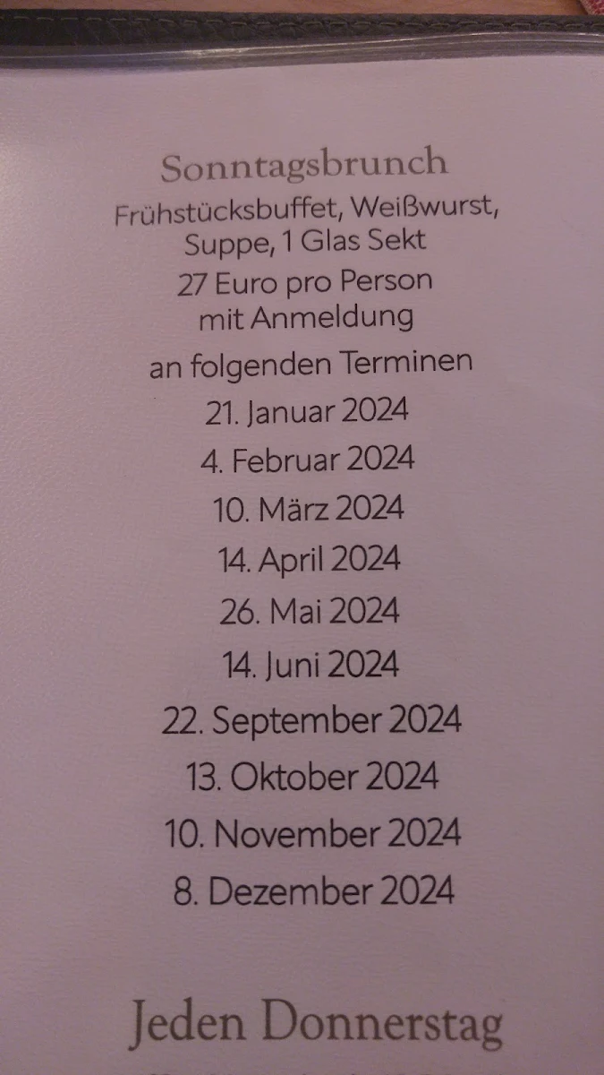 Speisekarte photo 4