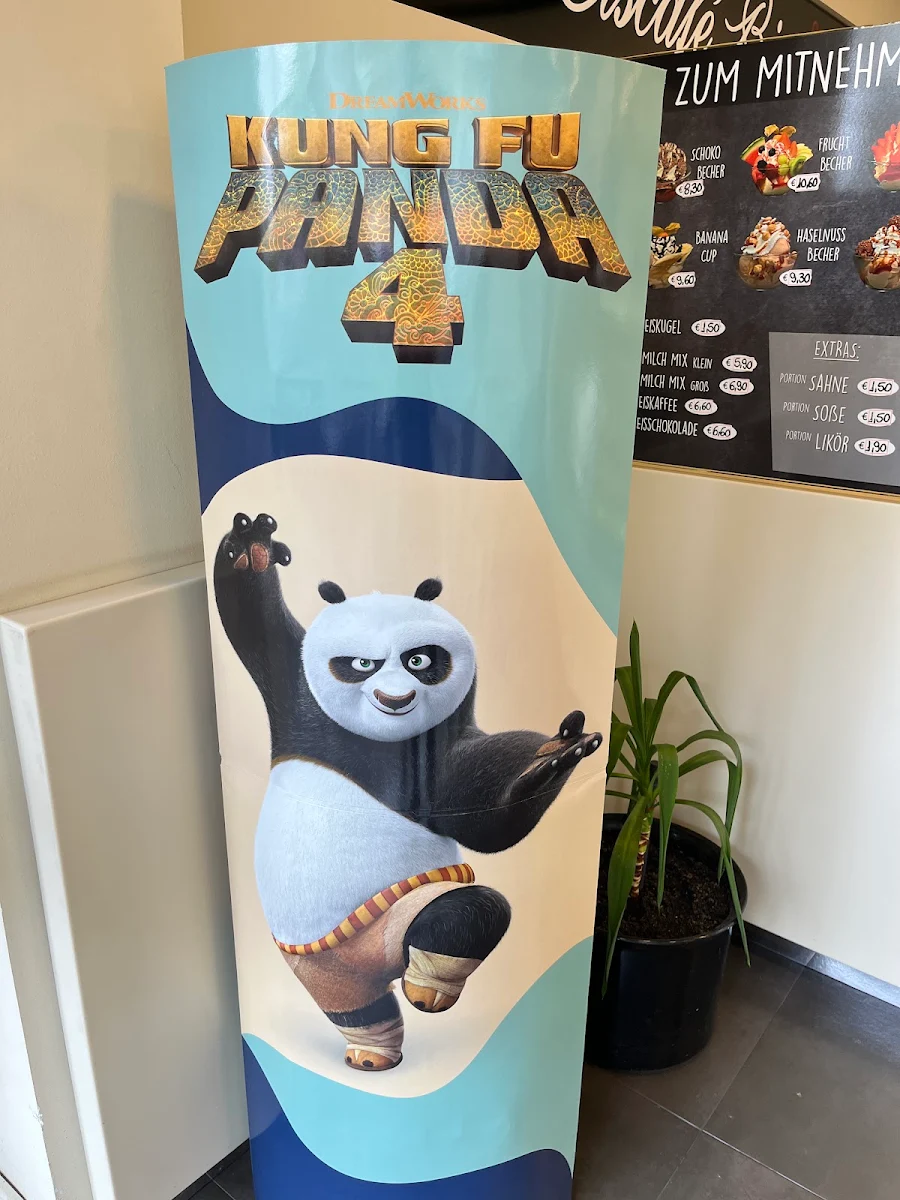 Speisekarte, Eiscafé Bino