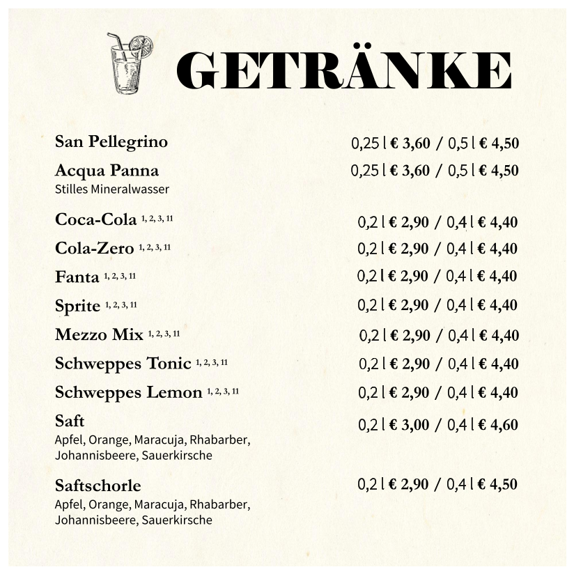 Speisekarte photo 3