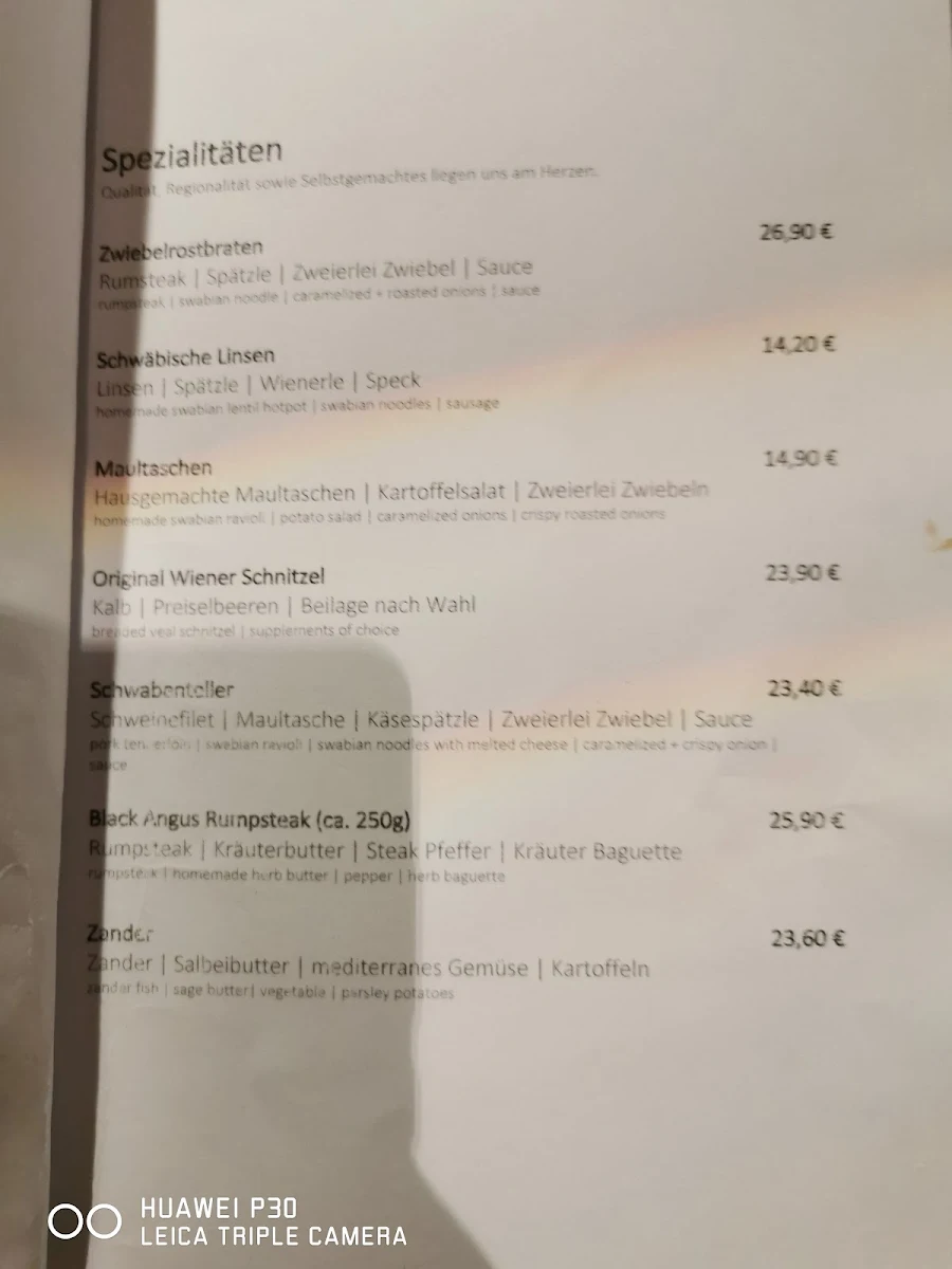 Speisekarte photo 8