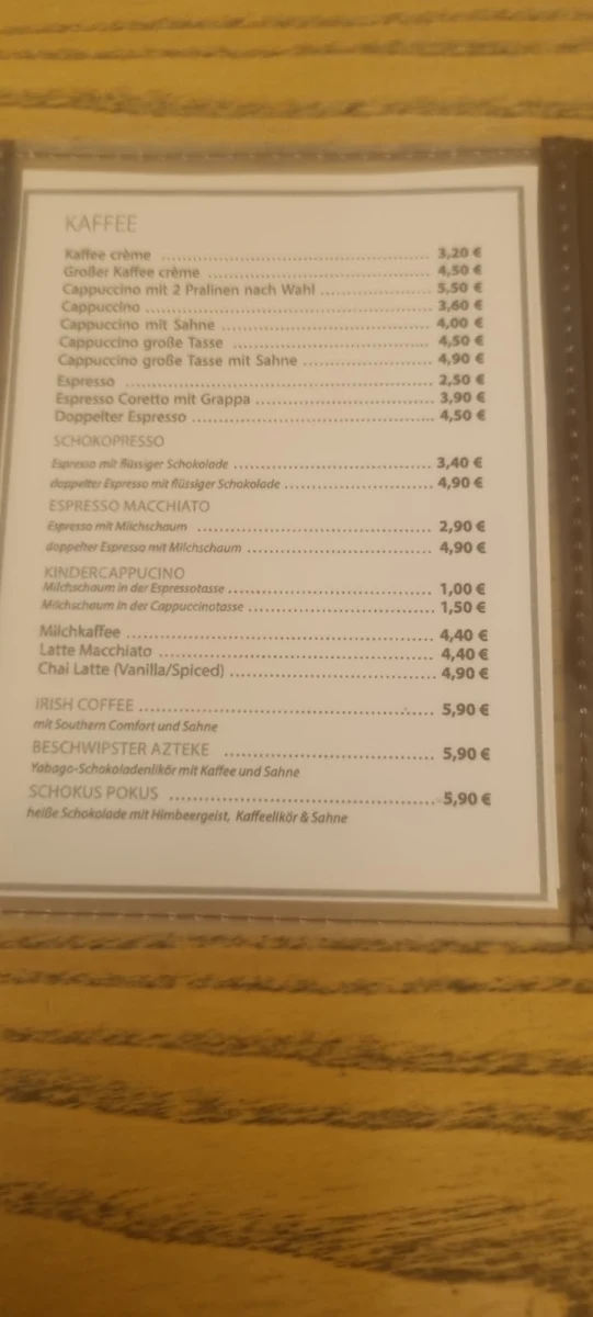 Speisekarte photo 4