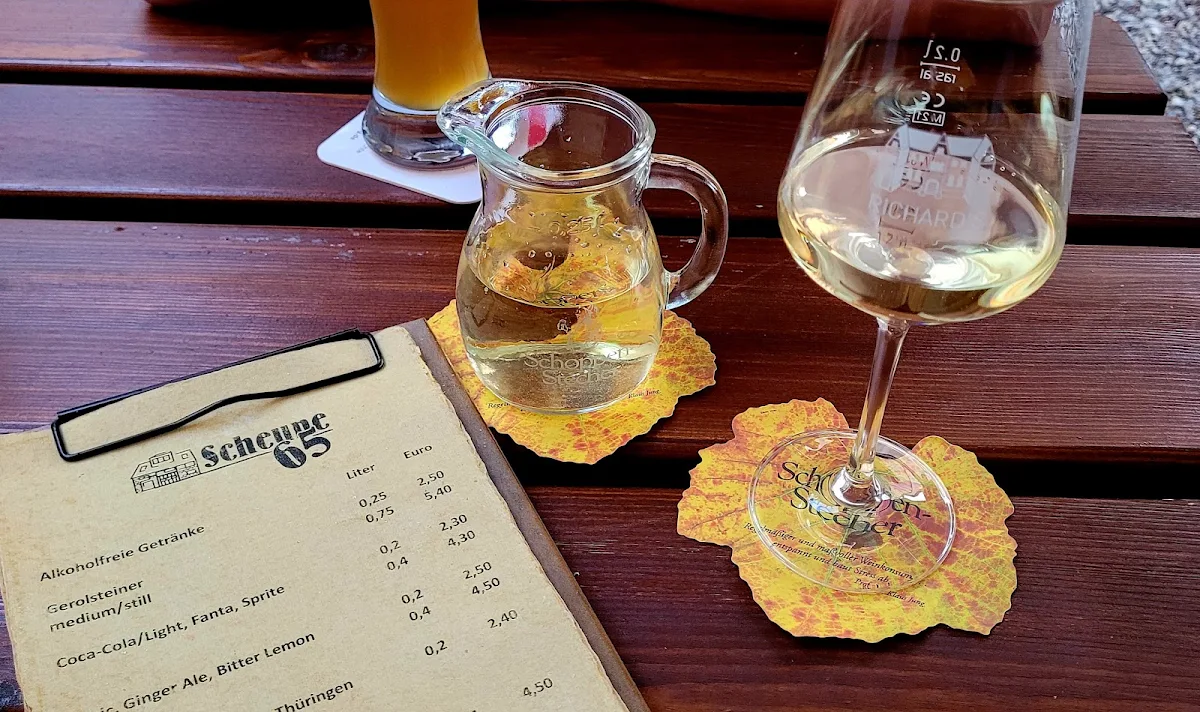 Speisekarte, Restaurant/Ferienwohnungen Scheune 65