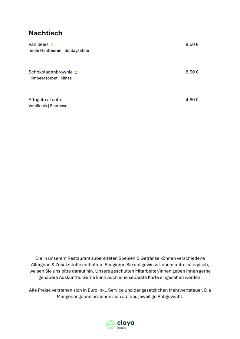 Speisekarte photo 3