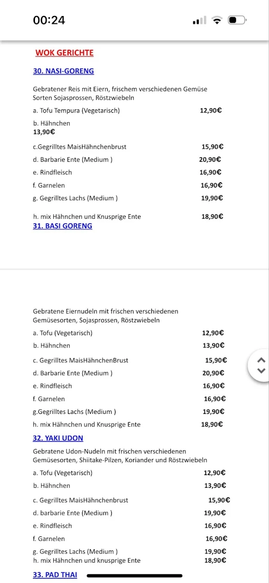 Speisekarte photo 3