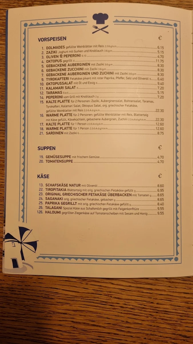 Speisekarte photo 2
