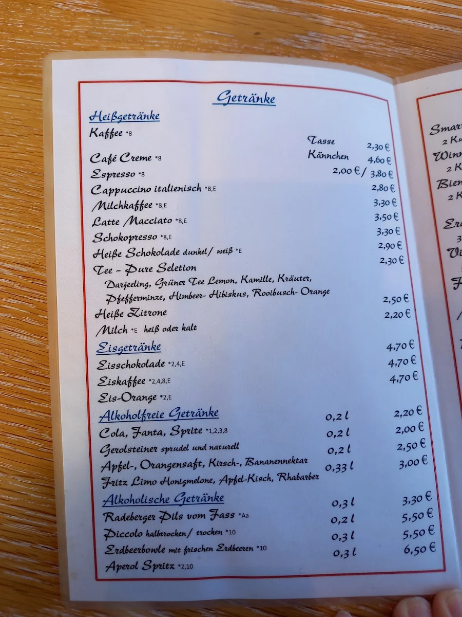 Speisekarte photo 6