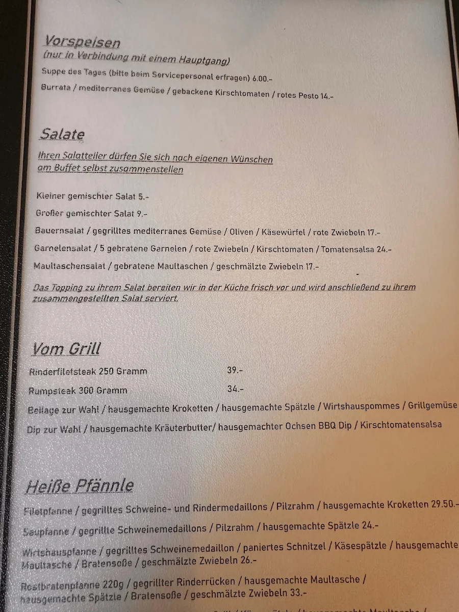 Speisekarte photo 3