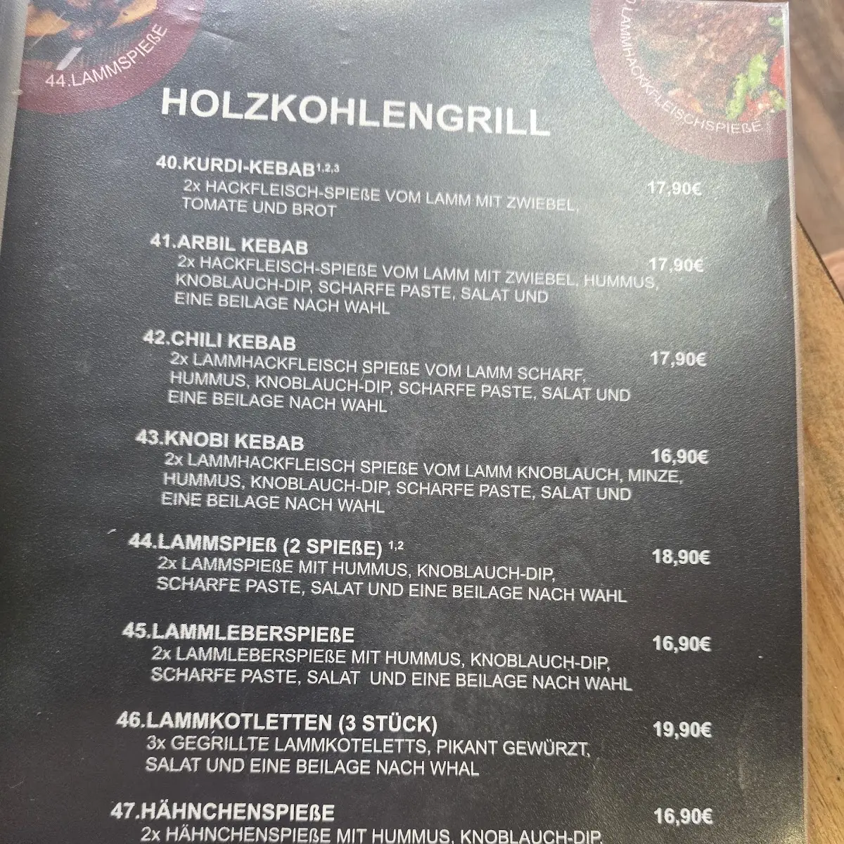 Speisekarte photo 1
