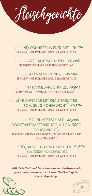 Speisekarte photo 2
