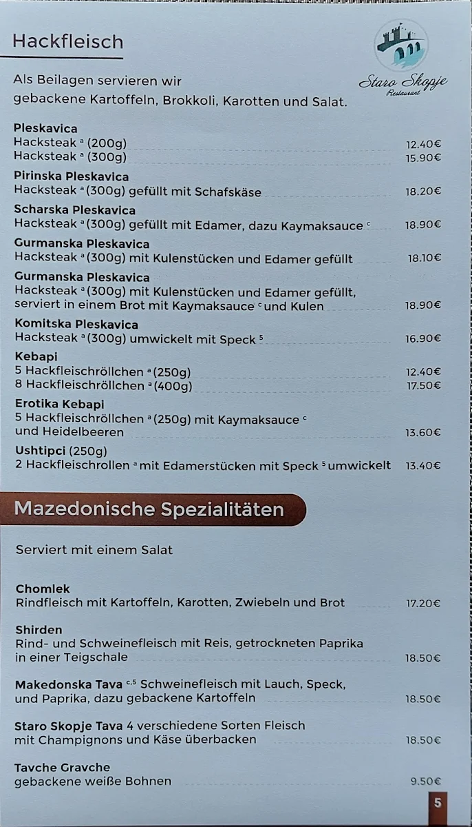Speisekarte photo 1