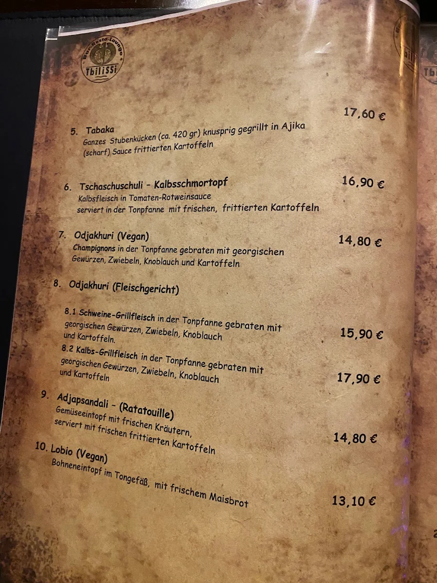 Speisekarte photo 2