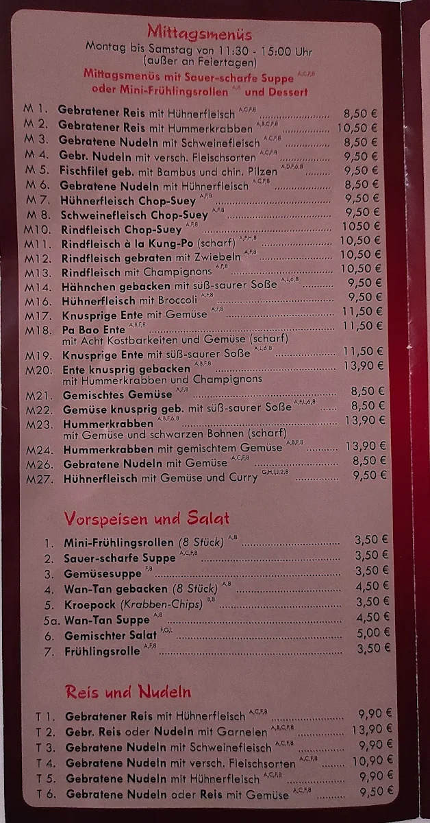 Speisekarte photo 3