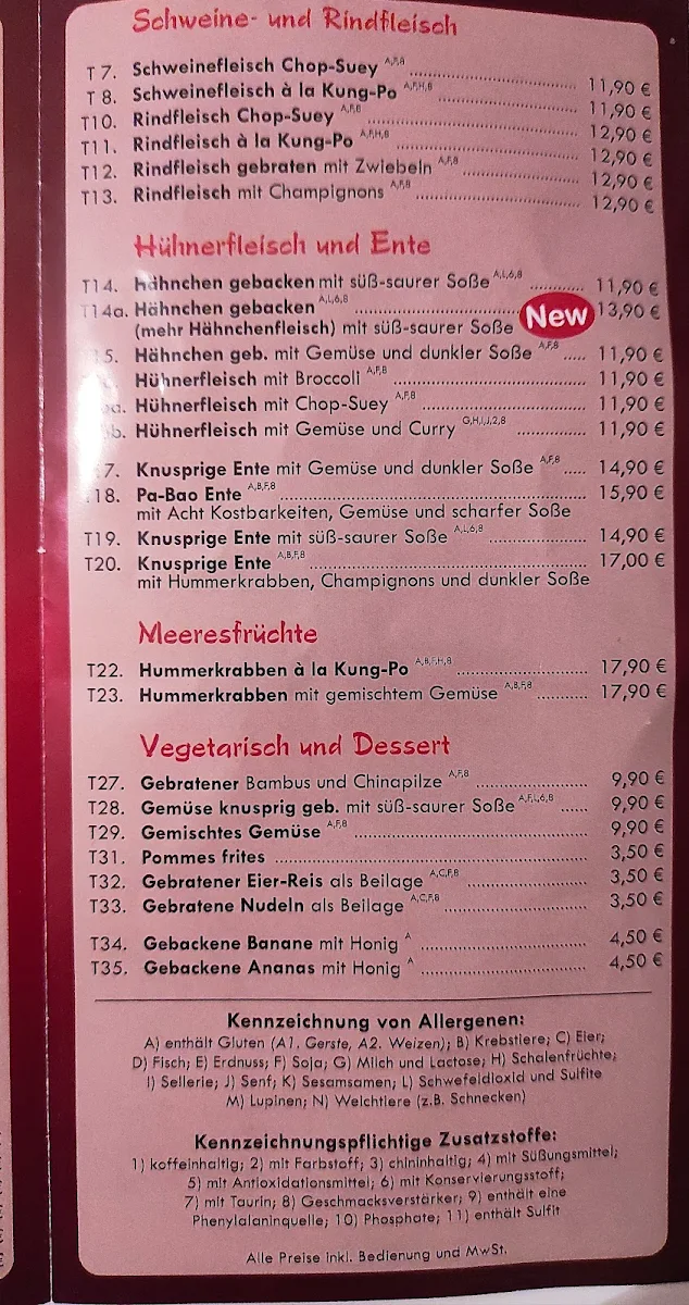 Speisekarte photo 5