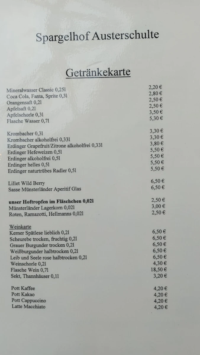 Speisekarte photo 1