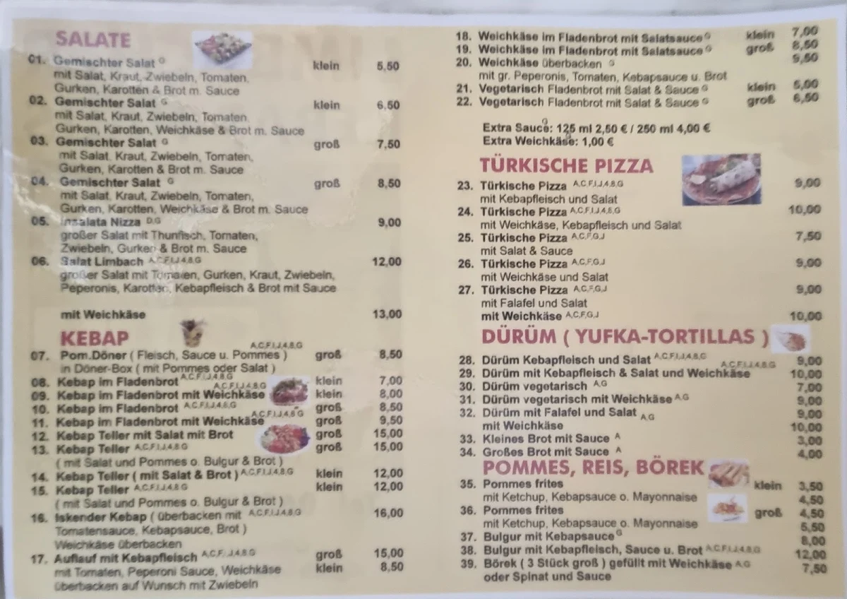 Speisekarte photo 1