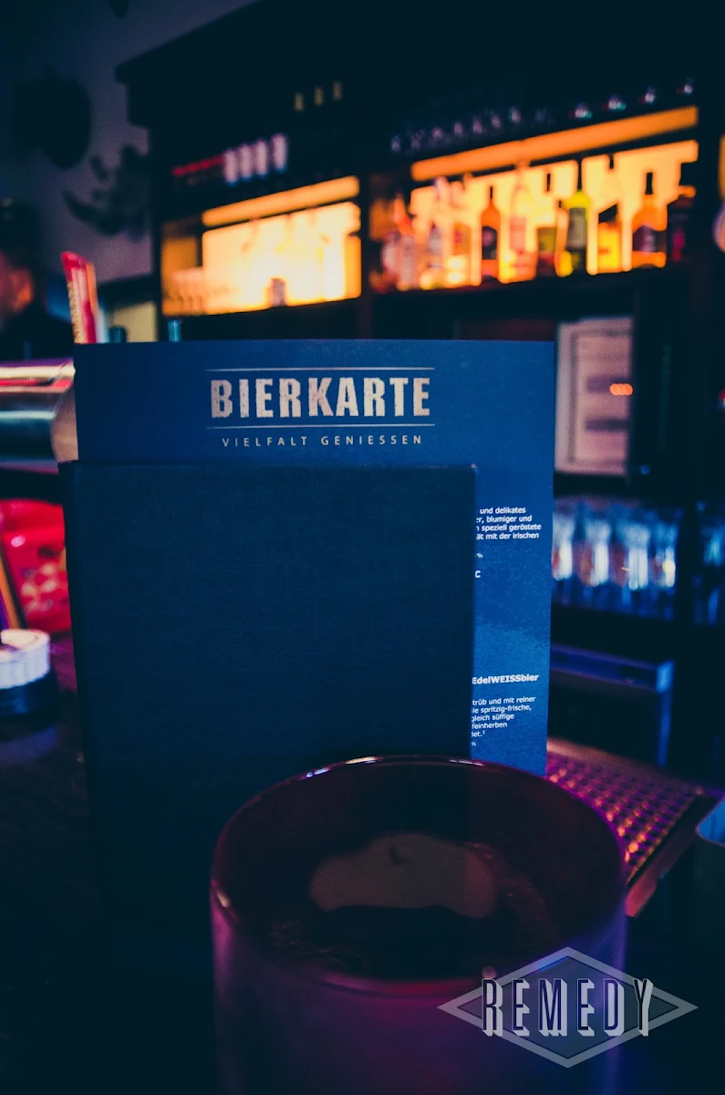 Speisekarte, Bar Bistro Remedy