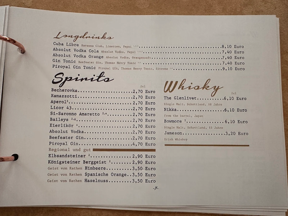 Speisekarte photo 2