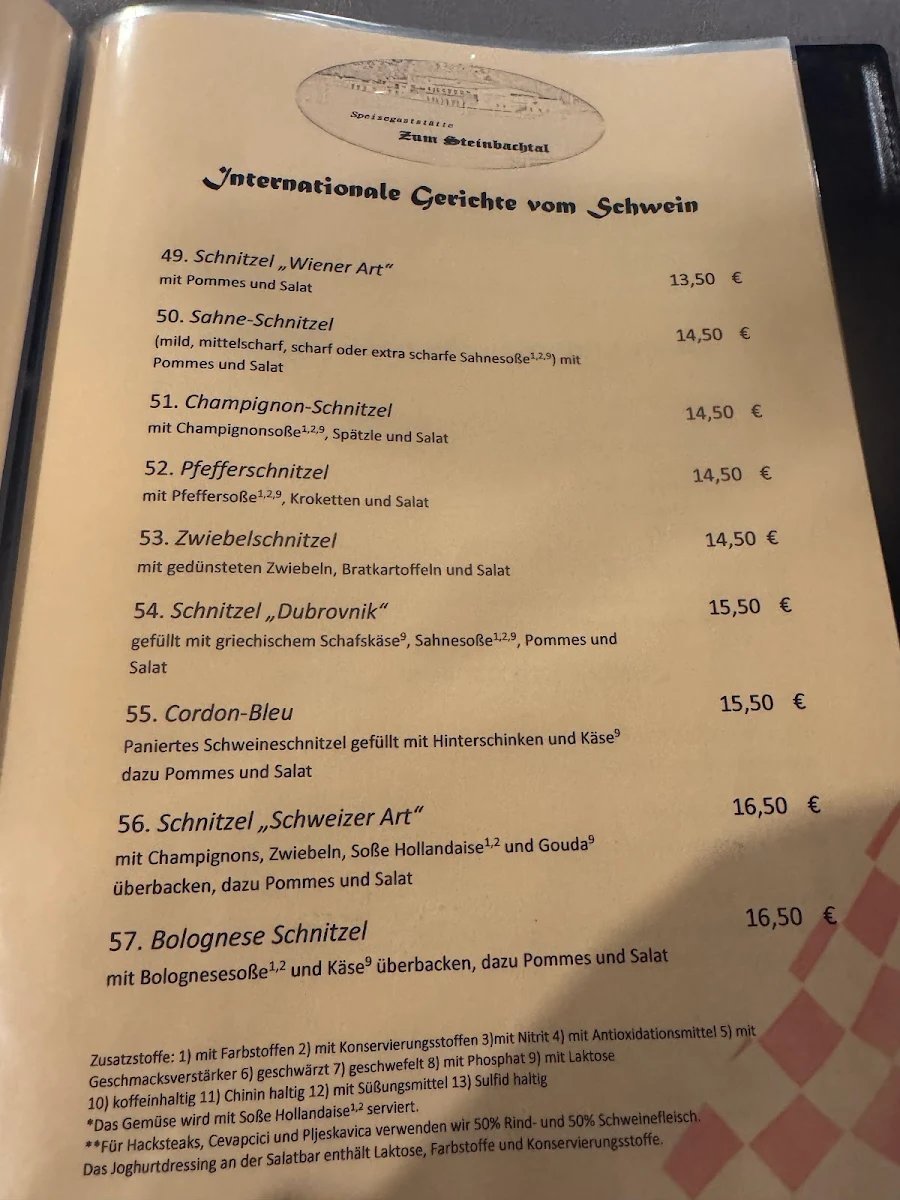 Speisekarte photo 1