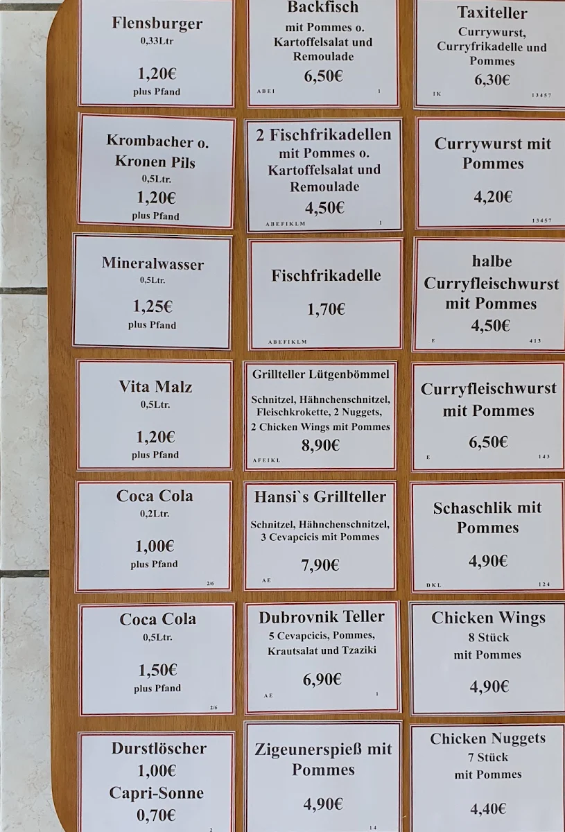 Speisekarte photo 2