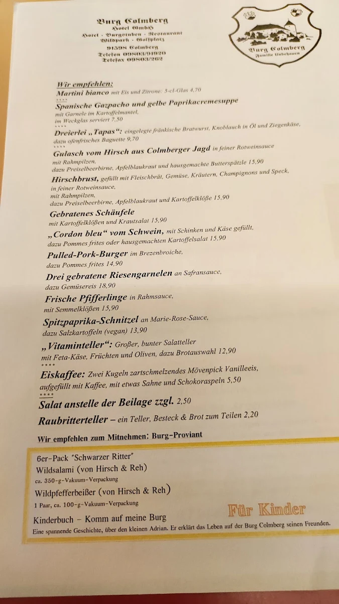 Speisekarte photo 5