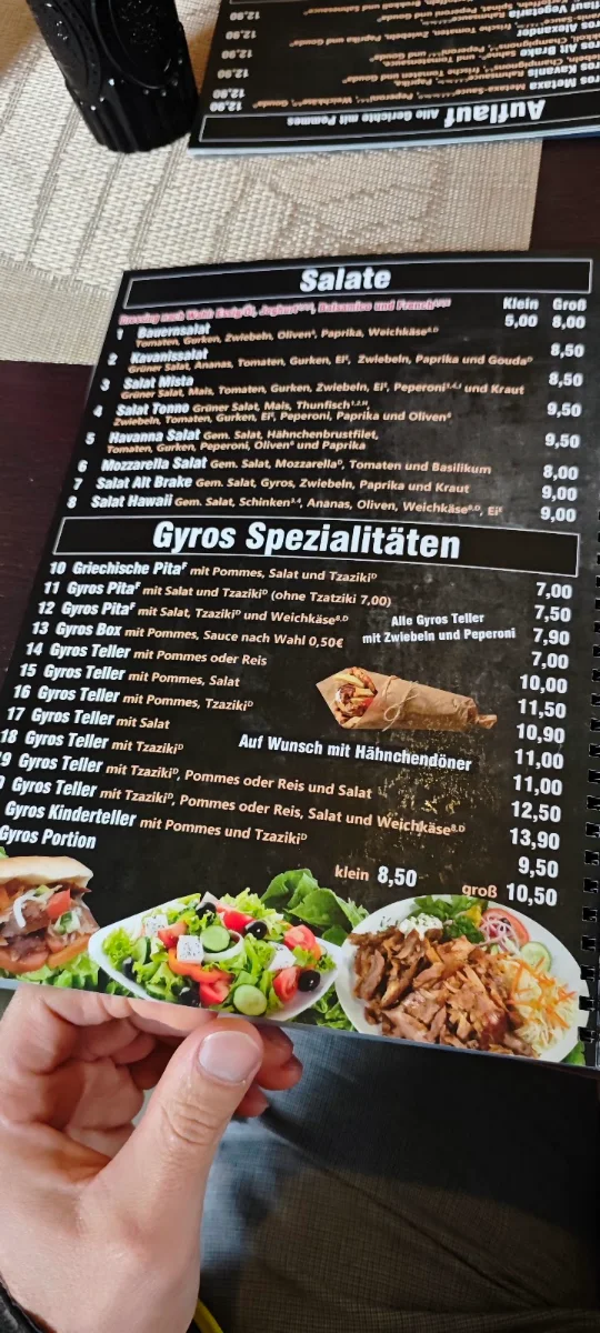 Speisekarte photo 8