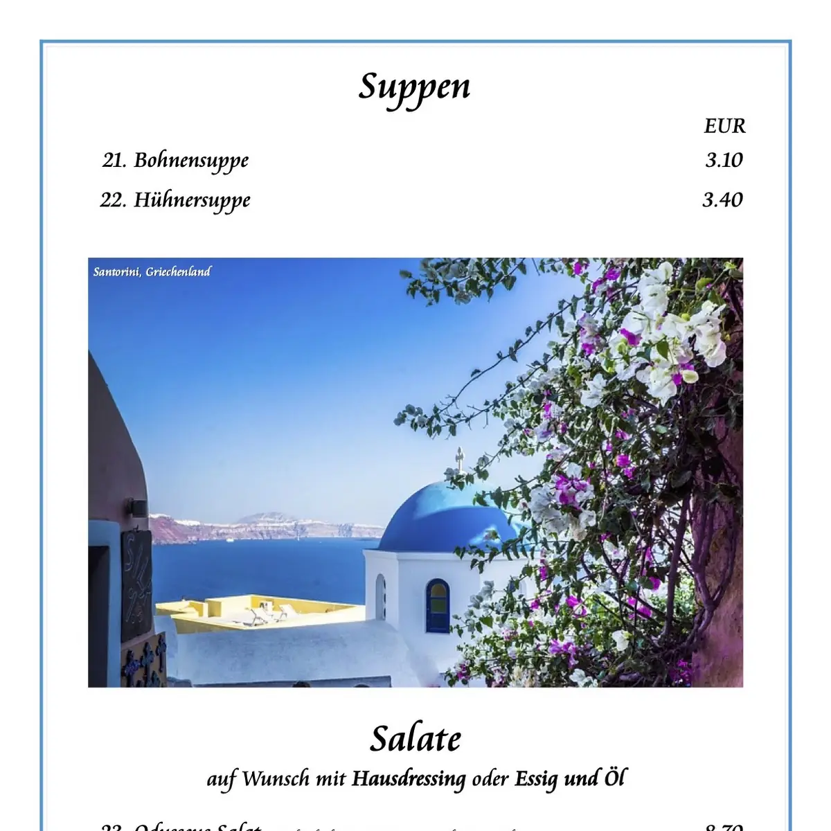 Speisekarte photo 10