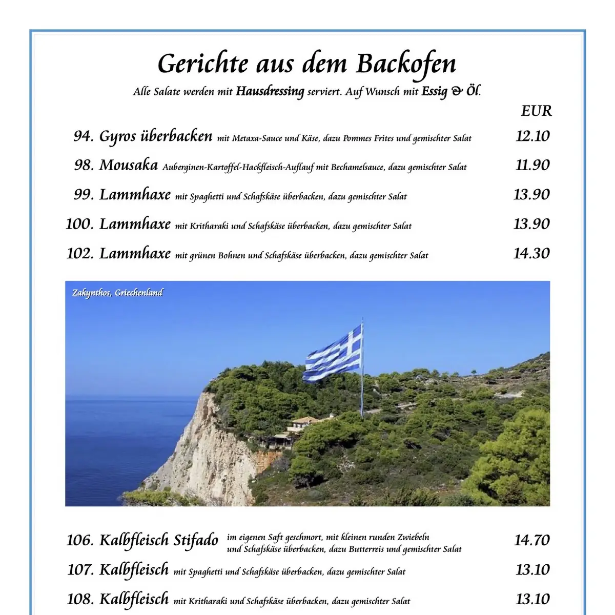 Speisekarte photo 9