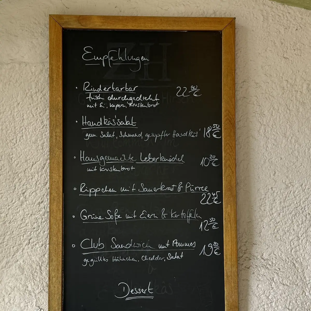 Speisekarte photo 1