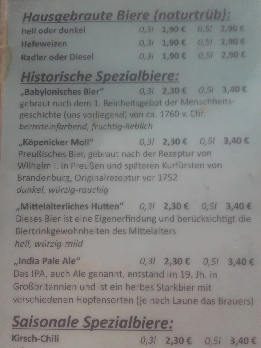 Speisekarte photo 9