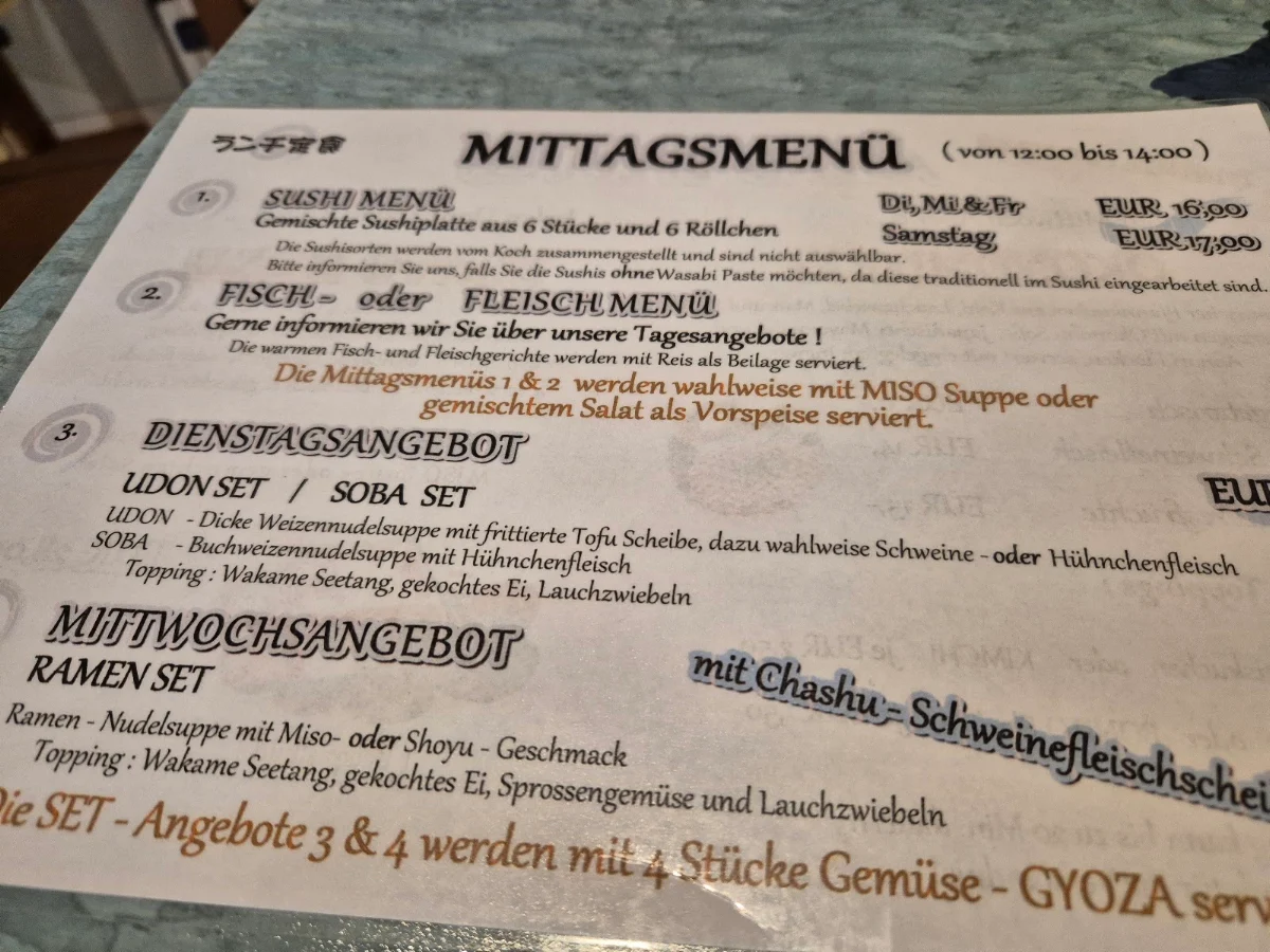 Speisekarte photo 2