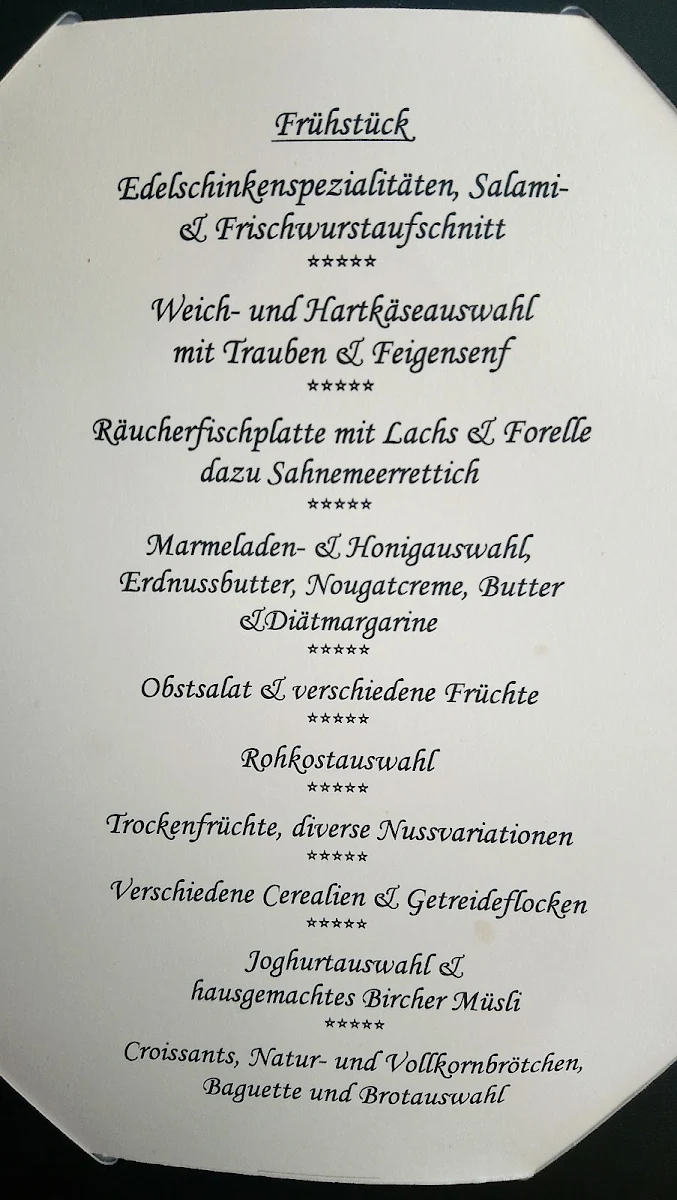 Speisekarte photo 1