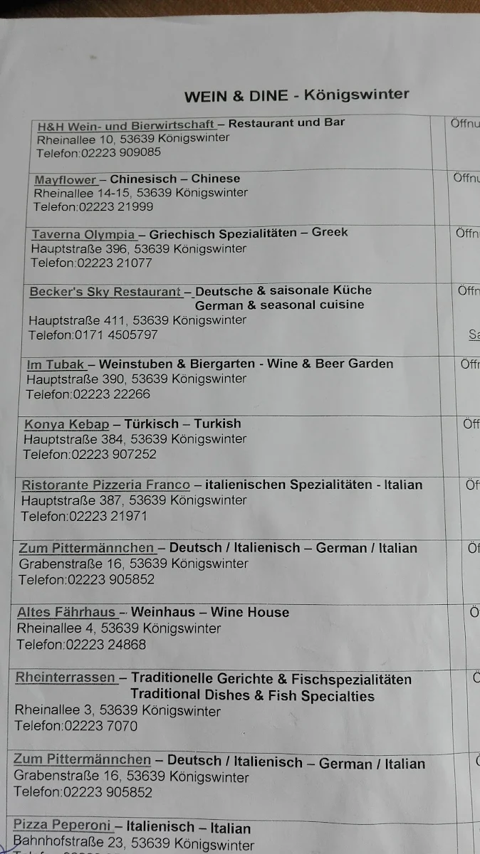 Speisekarte photo 1