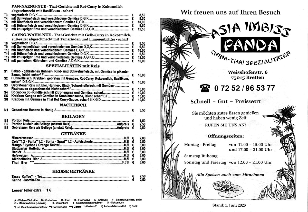 Speisekarte photo 2